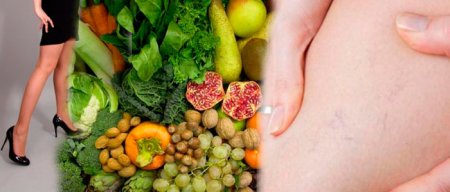 Proper nutrition and diet for varicose veins