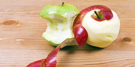 Apple peeled does not benefit