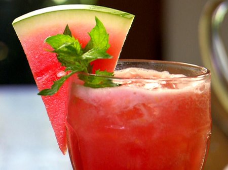 Watermelon and mint to cleanse the liver