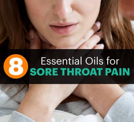 8 Essential Oils for Sore Throat Pain