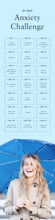 The 21-Day Anxiety Challenge: Take Control of Your Nerves